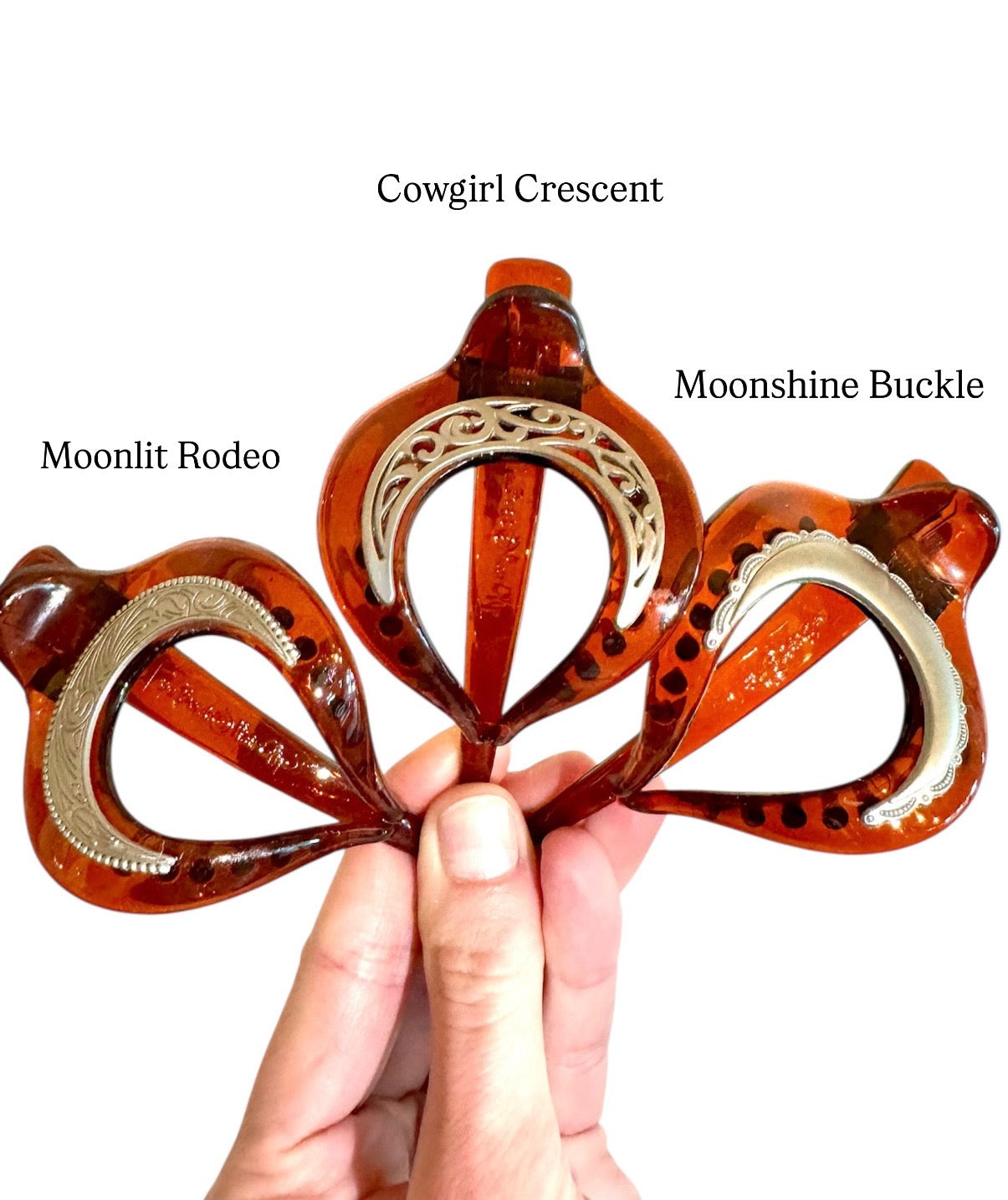 Moonshine Buckle Hair Clip - small