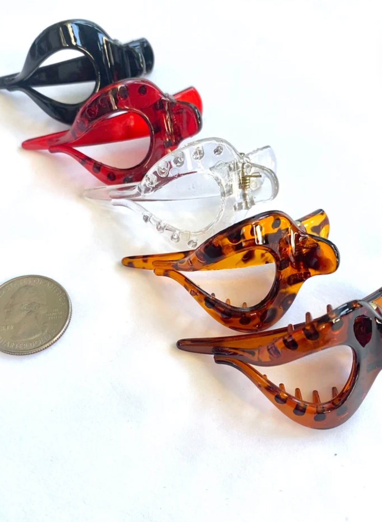 Silver Hair Clip- Mini