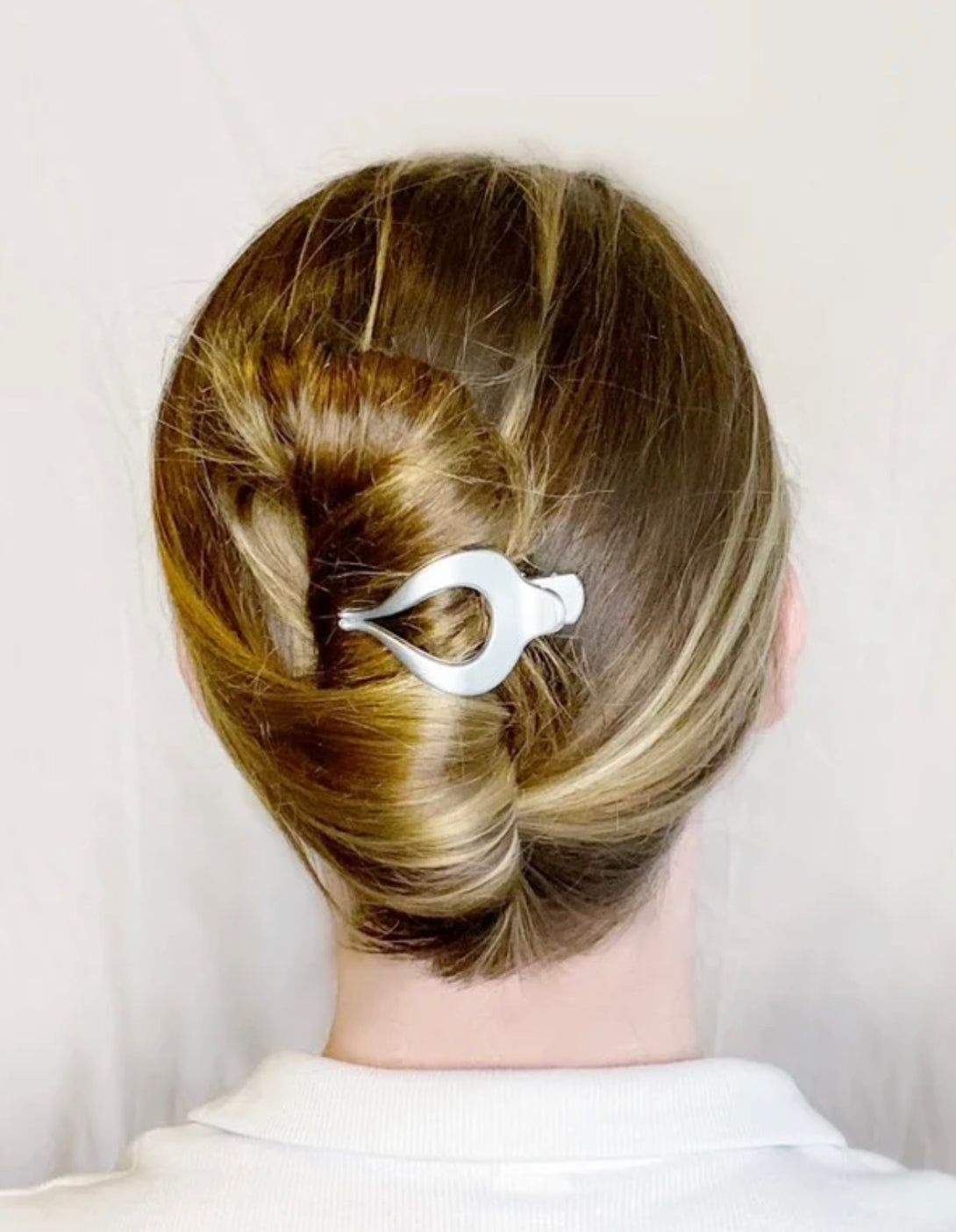 Silver Hair Clip- Mini