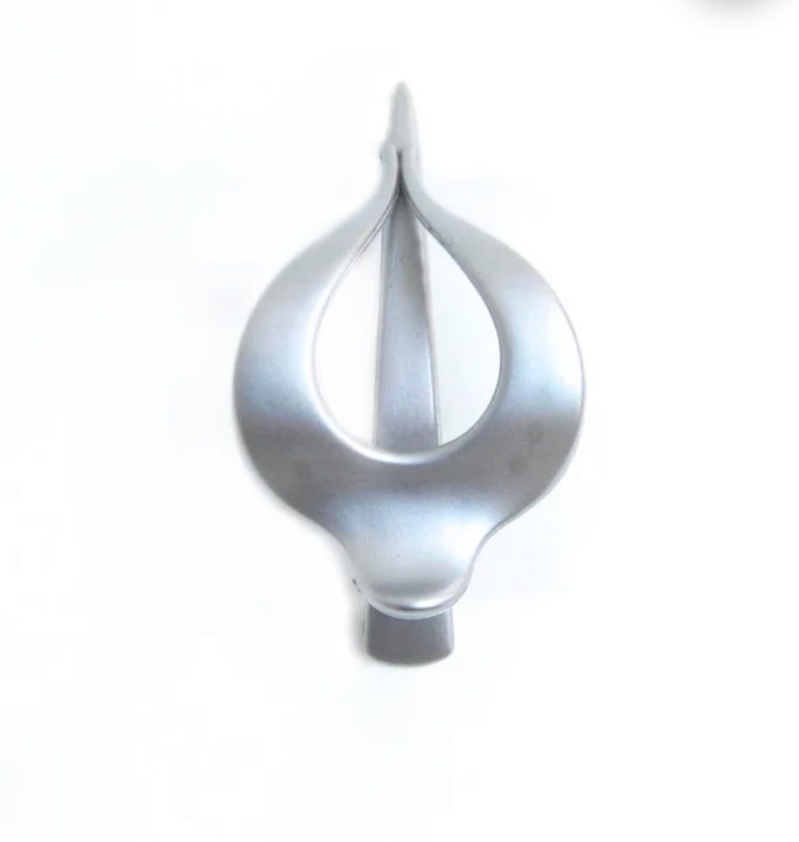 Silver Hair Clip- Large