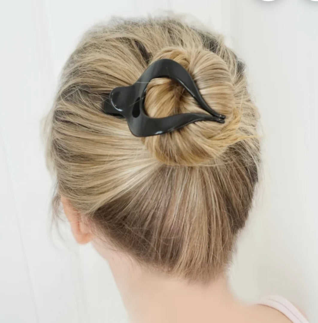 Black Hair Clip- Small