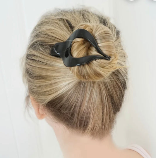 Black Hair Clip- Small