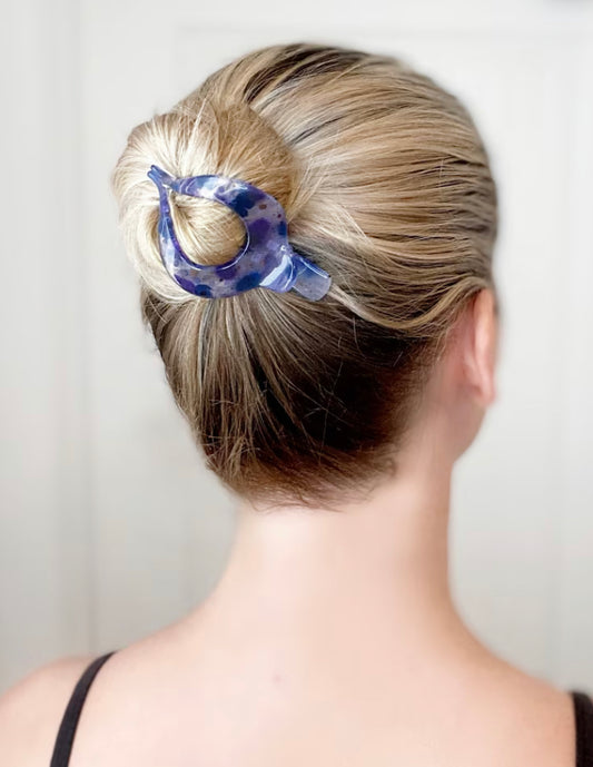 Speckled Galaxy Hair Clip- Small