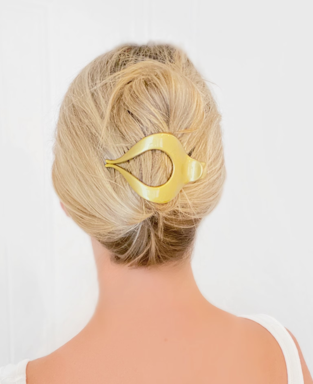 Gold Hair Clip- Large