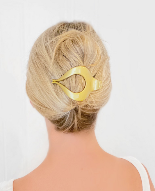 Gold Hair Clip- Large