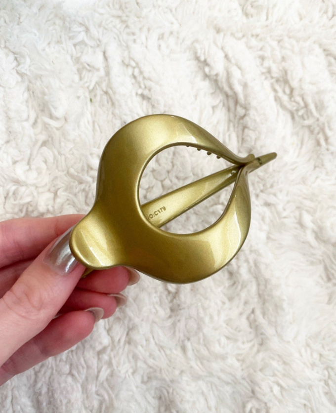 Gold Hair Clip- Large