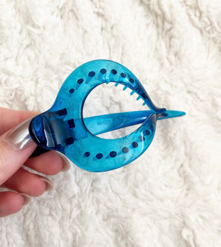 Aqua Hair Clip- Small