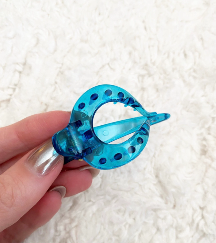 Aqua Hair Clip- Mini