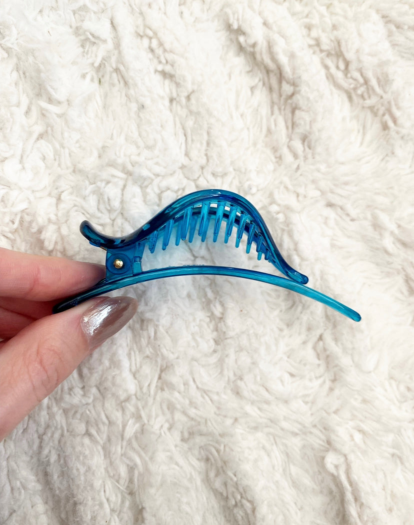 Aqua Hair Clip- Small
